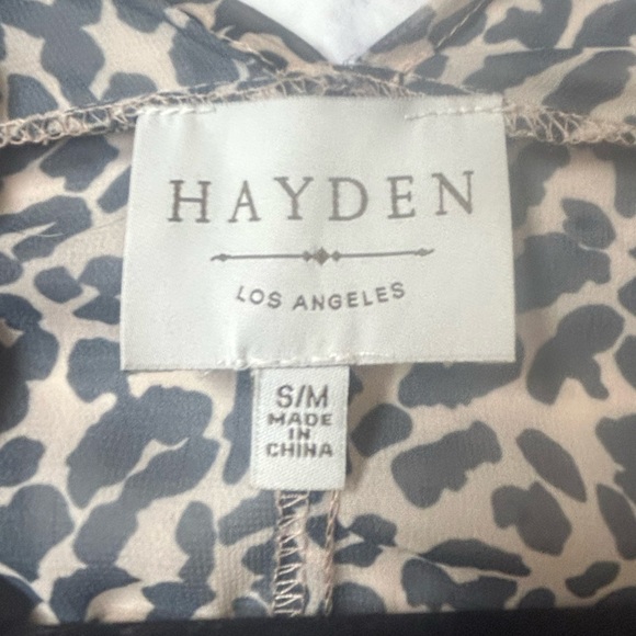 Hayden Animal Print Open Front Sheer Kimono. Size S/M. Whimsigoth. Mobwife. - Picture 3 of 7